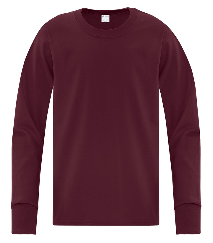 Maroon Youth Long Sleeve T-Shirt