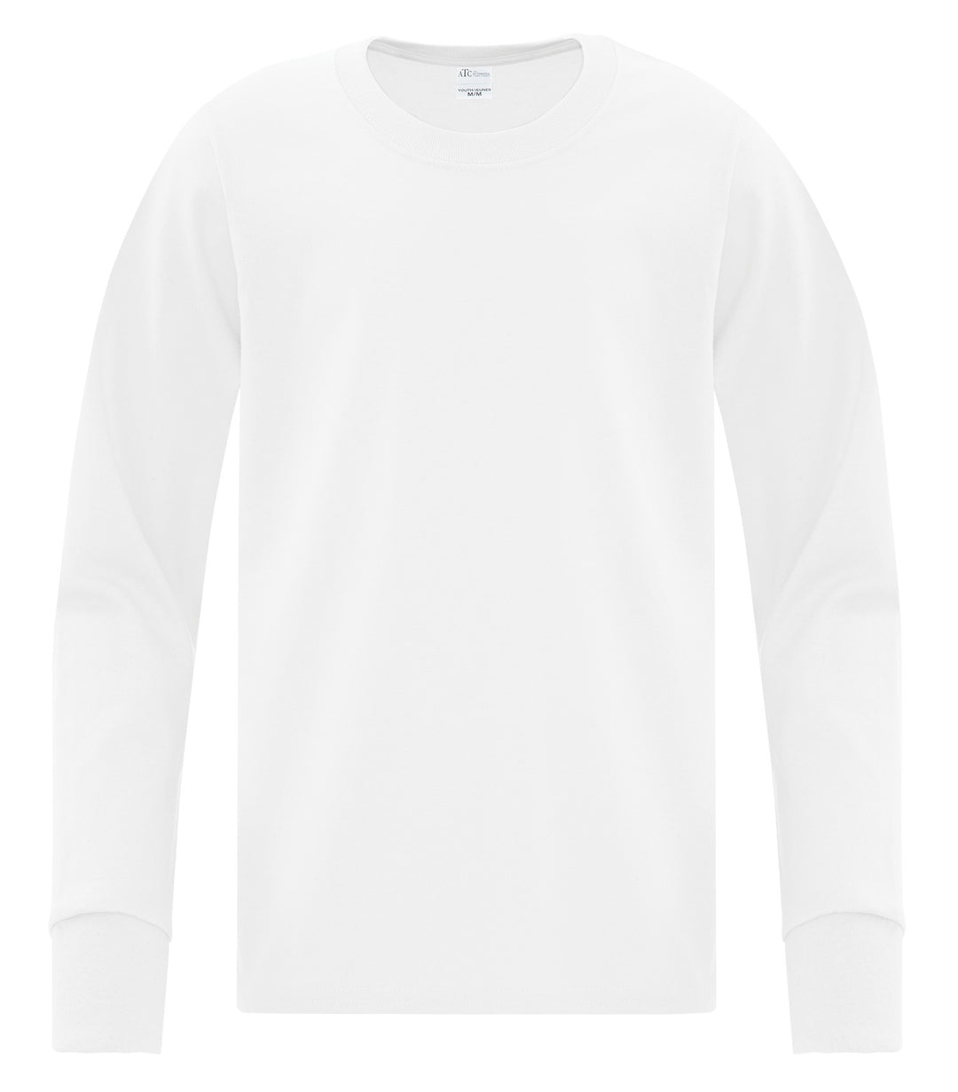 White Youth Long Sleeve T-Shirt