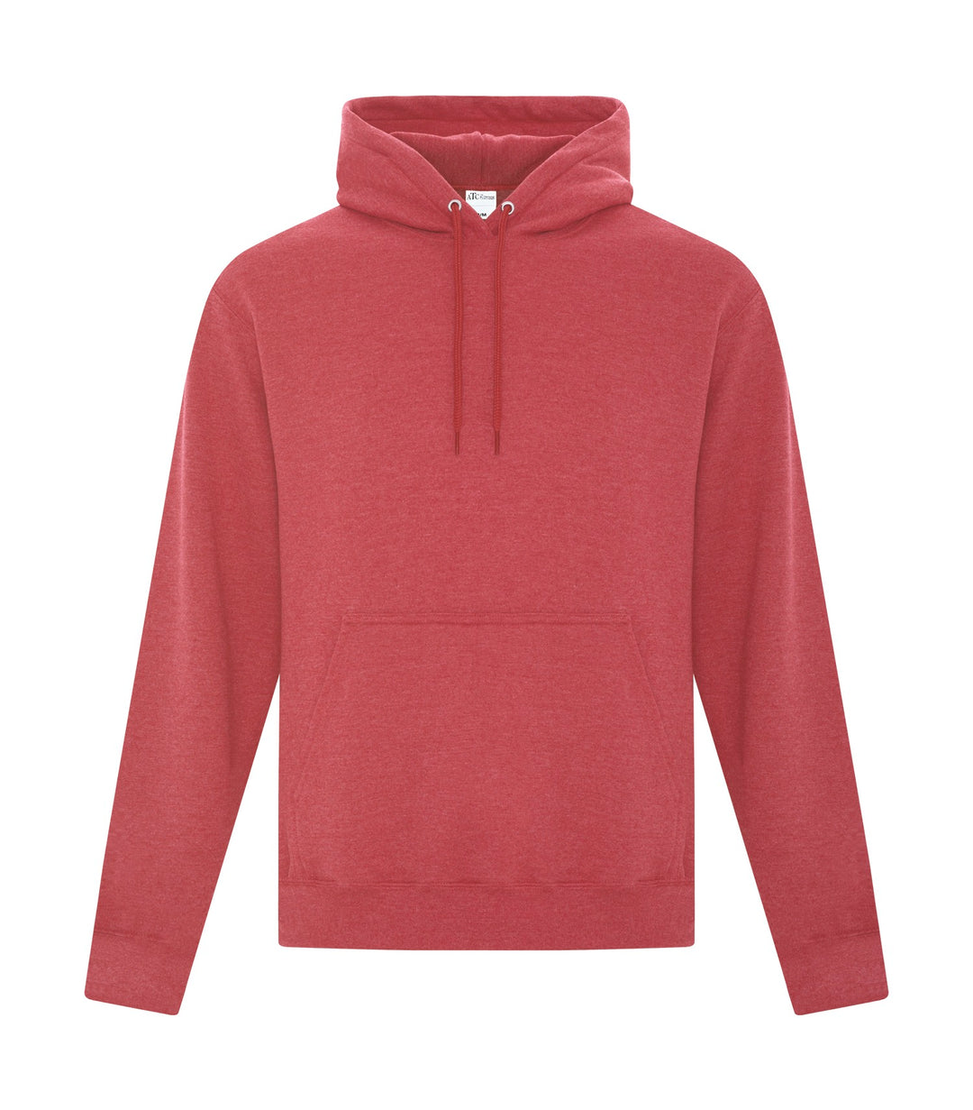 Heather Red Adult Fleece Hoodie