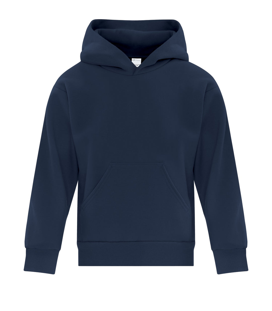 Navy Fleece Hooded Youth Sweatshirt