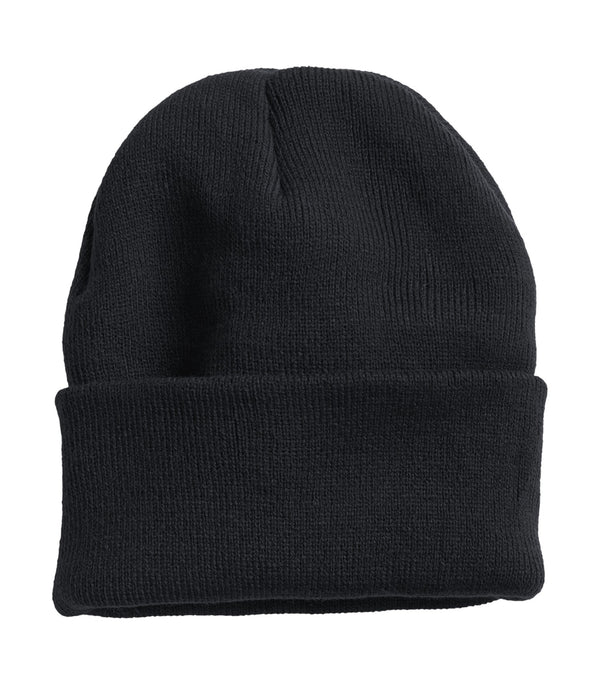 Black Insulated Knit Toque