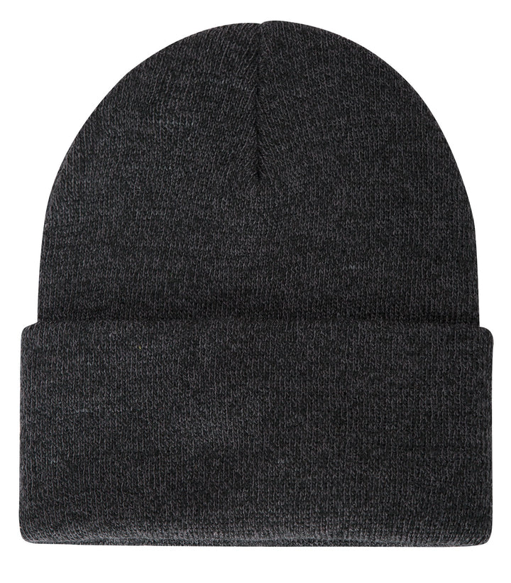Black Heather Cuff Toque