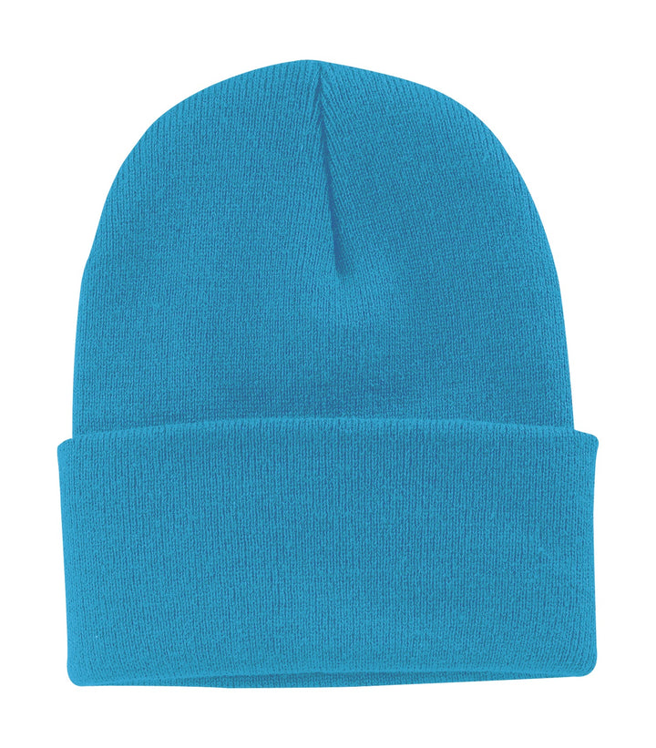 Neon Blue Cuff Toque