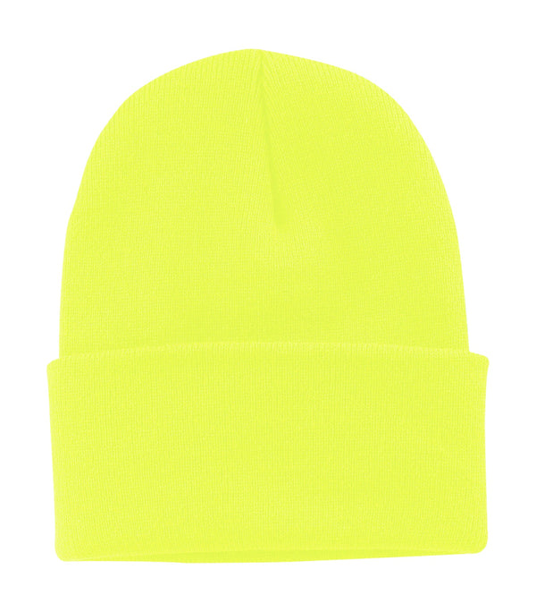 Neon Yellow Cuff Toque