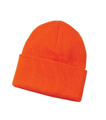 Orange Cuff Toque