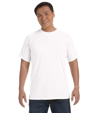 adult heavyweight t shirt WHITE