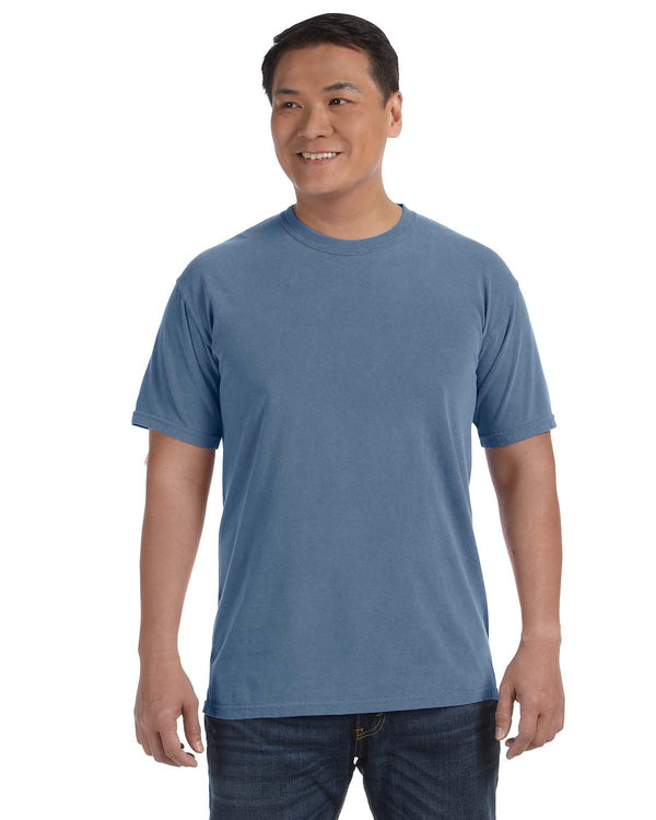 adult heavyweight t shirt BLUE JEAN