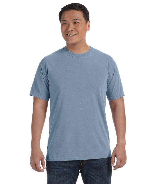 adult heavyweight t shirt ICE BLUE