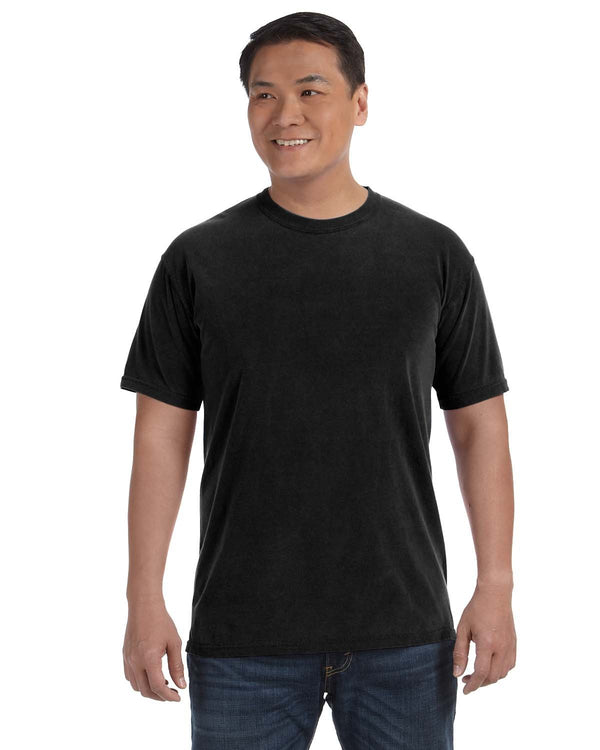 adult heavyweight t shirt BLACK