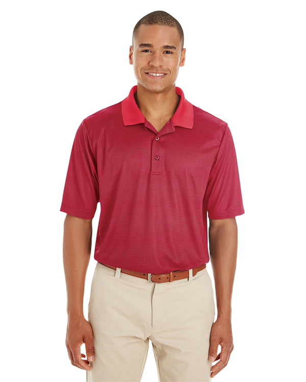 mens express microstripe performance pique polo CLASSC NVY/ CRBN