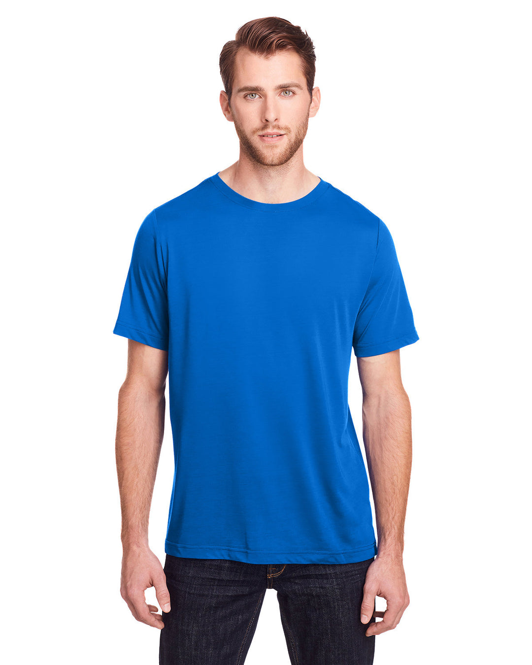 adult fusion chromasoft performance t shirt TRUE ROYAL