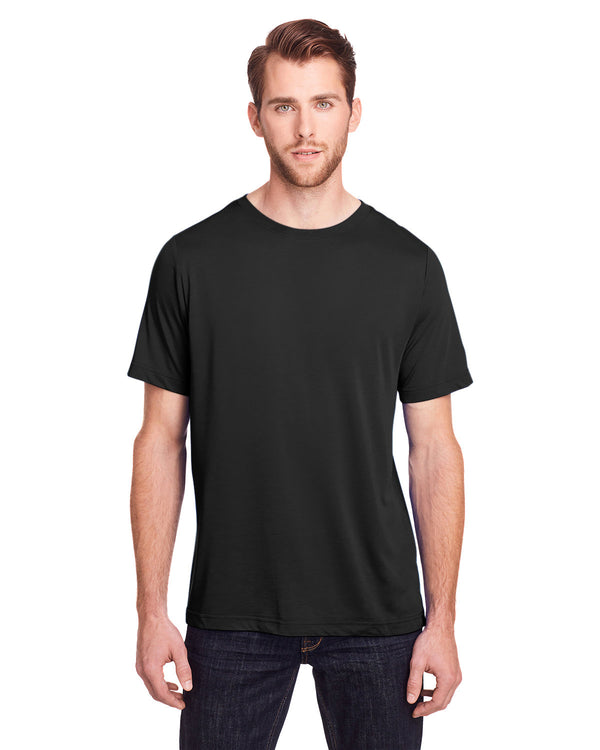 adult tall fusion chromasoft performance t shirt BLACK