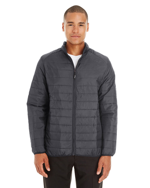 mens prevail packable puffer jacket CARBON