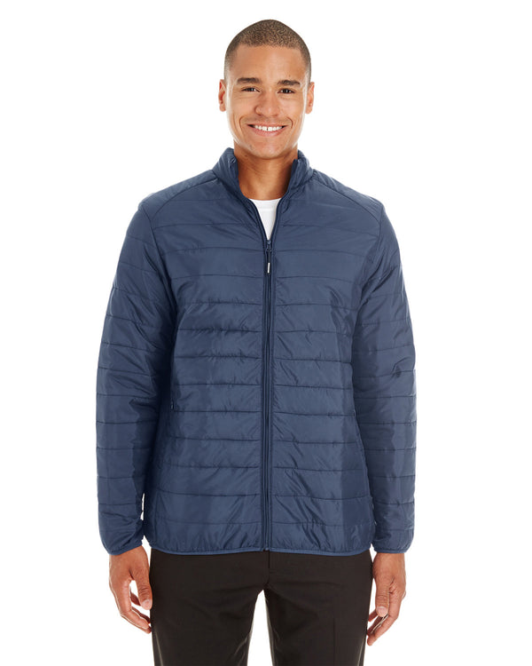 mens prevail packable puffer jacket CLASSIC NAVY