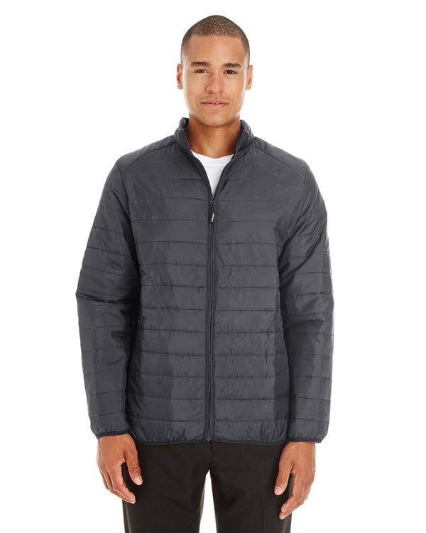 mens tall prevail packable puffer CARBON