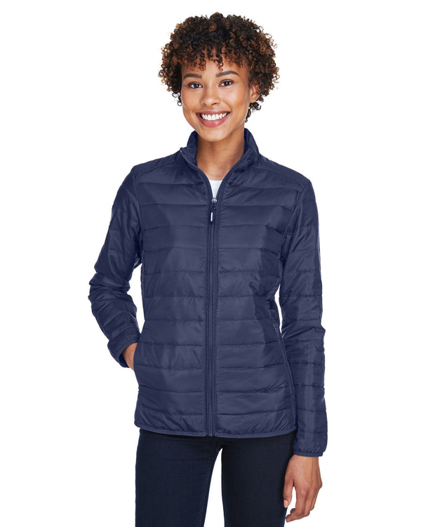 ladies prevail packable puffer jacket CLASSIC NAVY