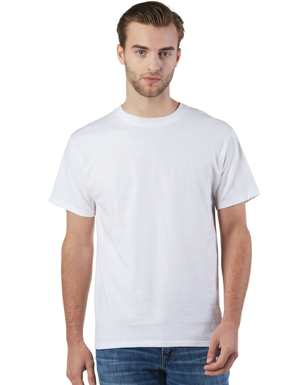 adult ringspun cotton t shirt WHITE