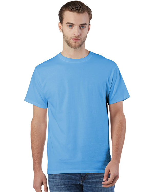 adult ringspun cotton t shirt LIGHT BLUE