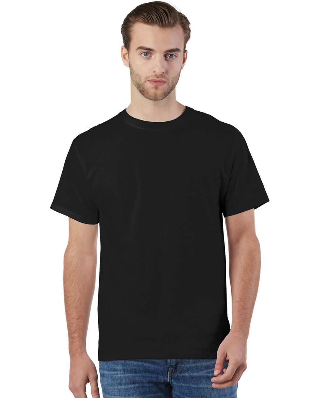 adult ringspun cotton t shirt DARK GREEN