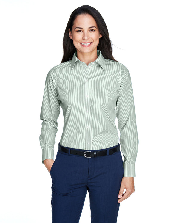 ladies crown woven collection banker stripe DILL