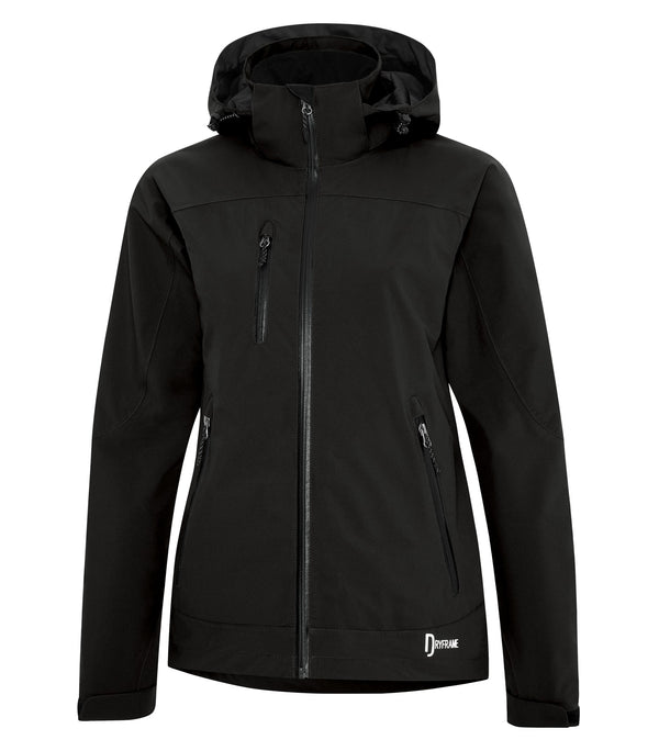 Black Tri-Tech Hard Shell Jacket