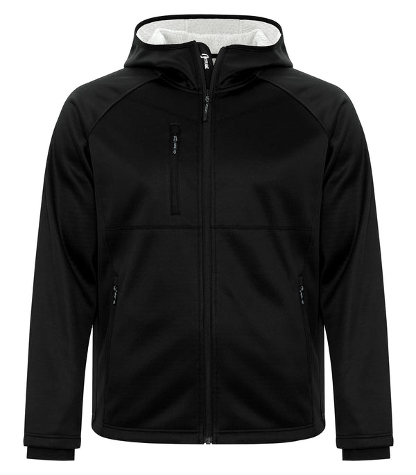 Black/Glacier Fleece Full Zipped Hooded Jacket