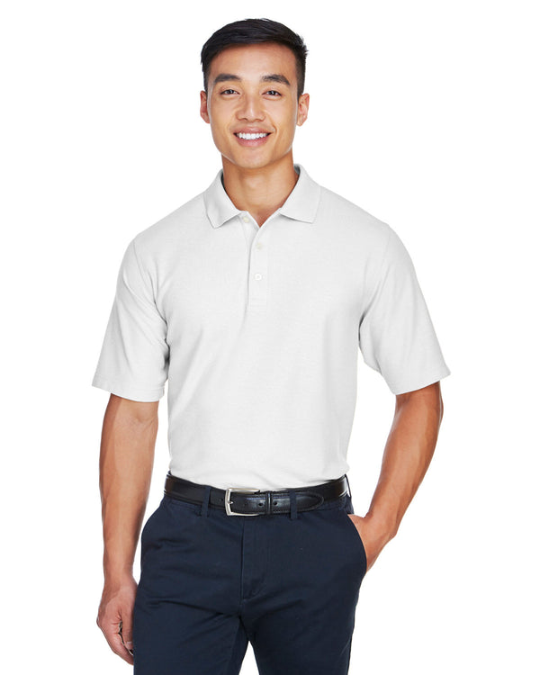 mens drytec20 performance polo WHITE