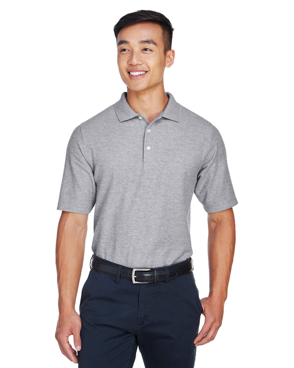 mens drytec20 performance polo GREY HEATHER