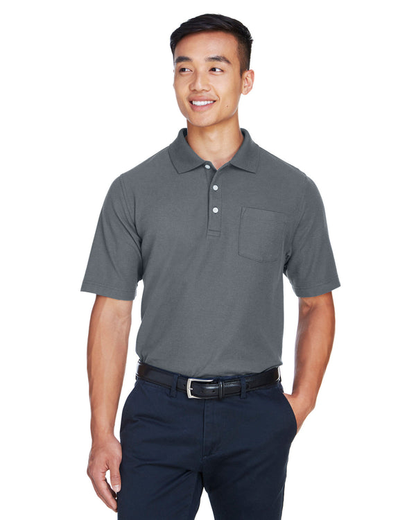 mens drytec20 performance pocket polo GRAPHITE