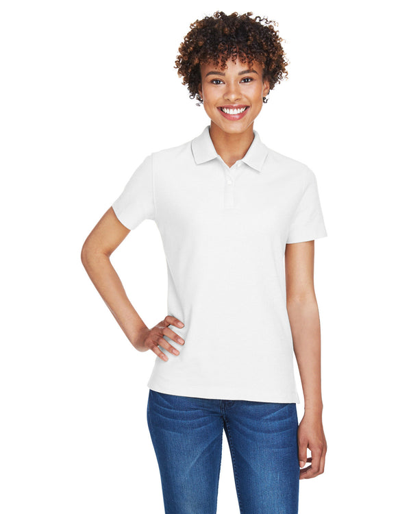 ladies drytec20 performance polo WHITE