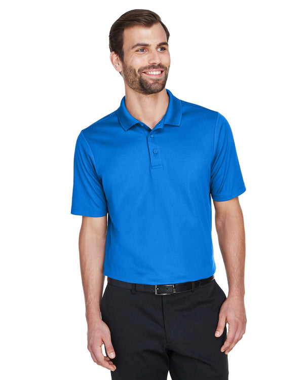 crownlux performance mens plaited polo FRENCH BLUE