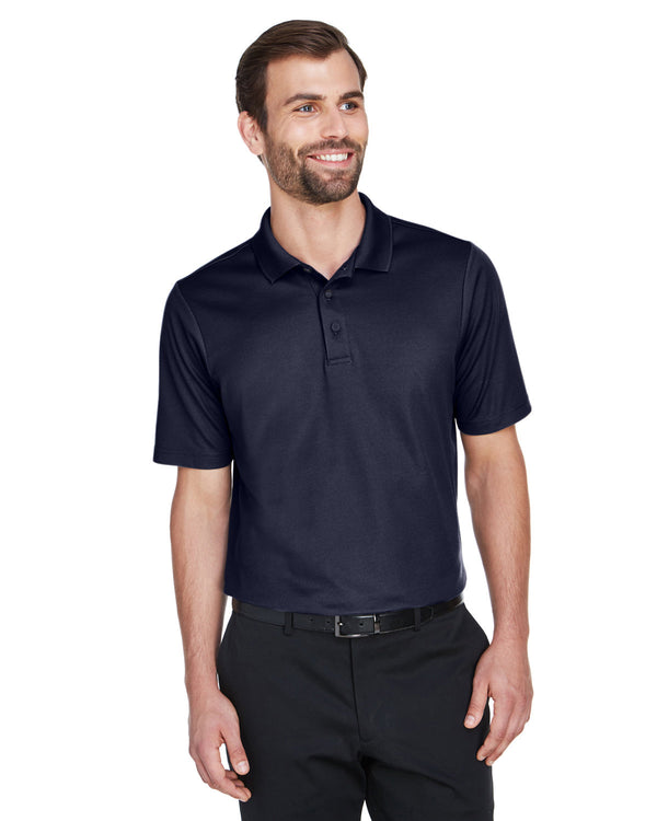 crownlux performance mens plaited polo NAVY