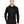 crownlux performance mens tall plaited long sleeve polo BLACK