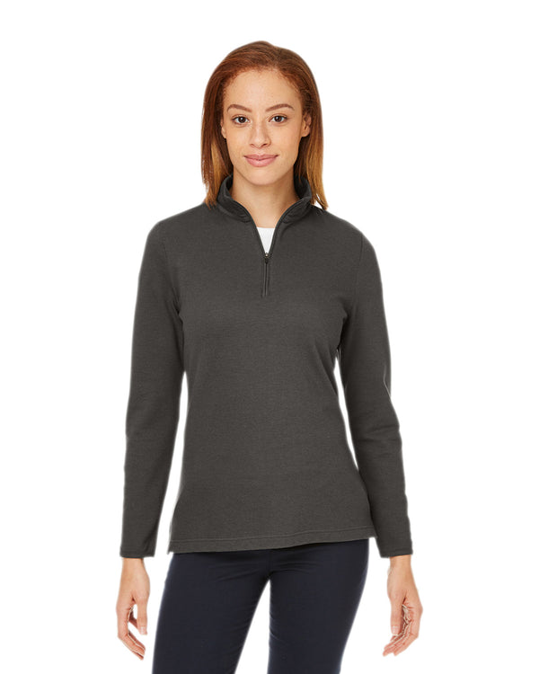 new classics ladies performance quarter zip GRAPHITE