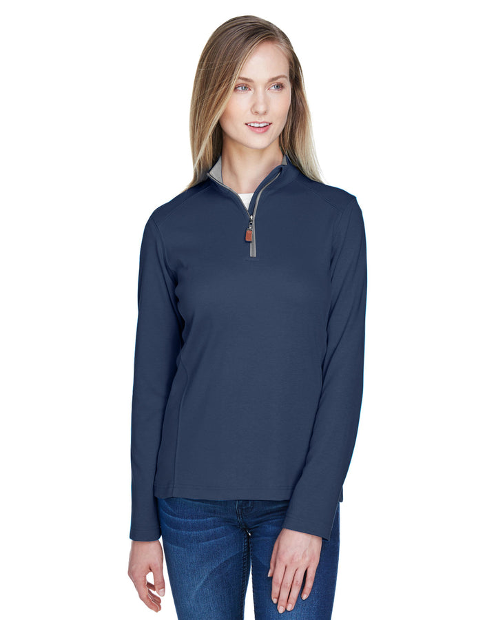 ladies drytec20 performance quarter zip NVY/ GR HT/ GRAP