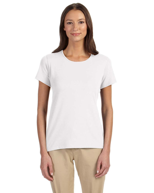 ladies perfect fit shell t shirt WHITE