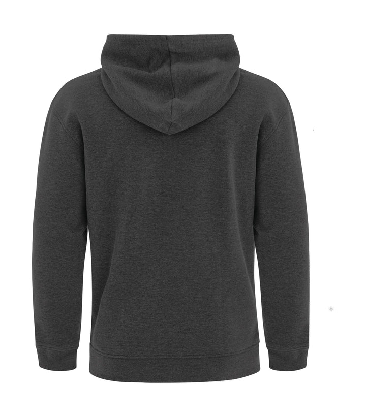 Charcoal Heather Adult Full Zip Hooded Sweatshirt