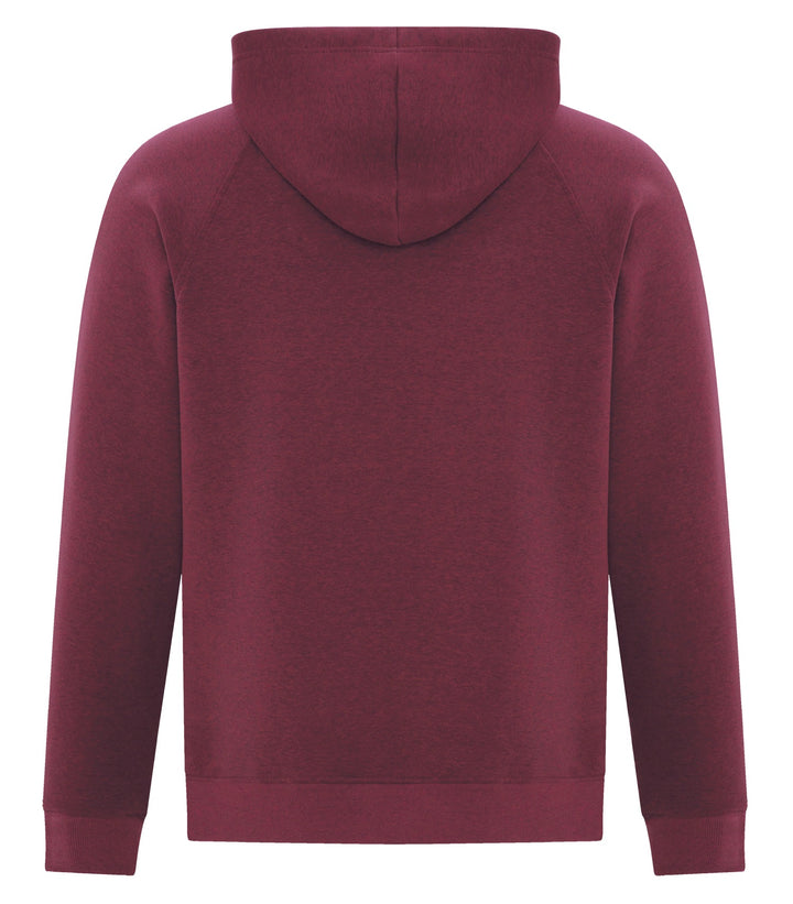 Cardinal Heather Adult Vintage Hoodie