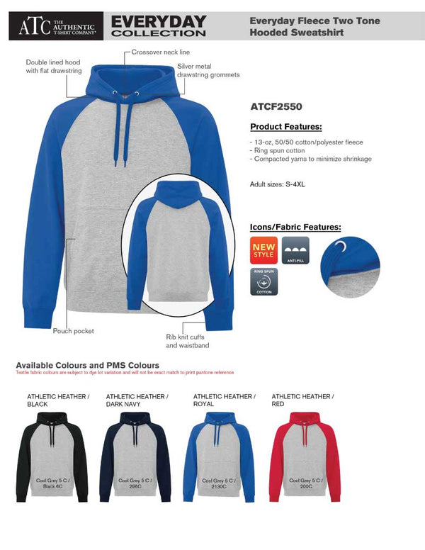 Hooded Sweatshirt Product Detail Sheet