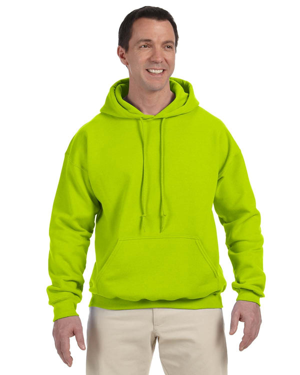 adult dryblend adult 50 50 hooded sweatshirt SAFETY GREEN