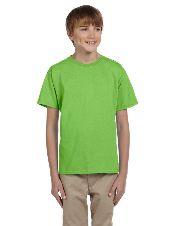 youth ultra cotton t shirt SAFETY GREEN