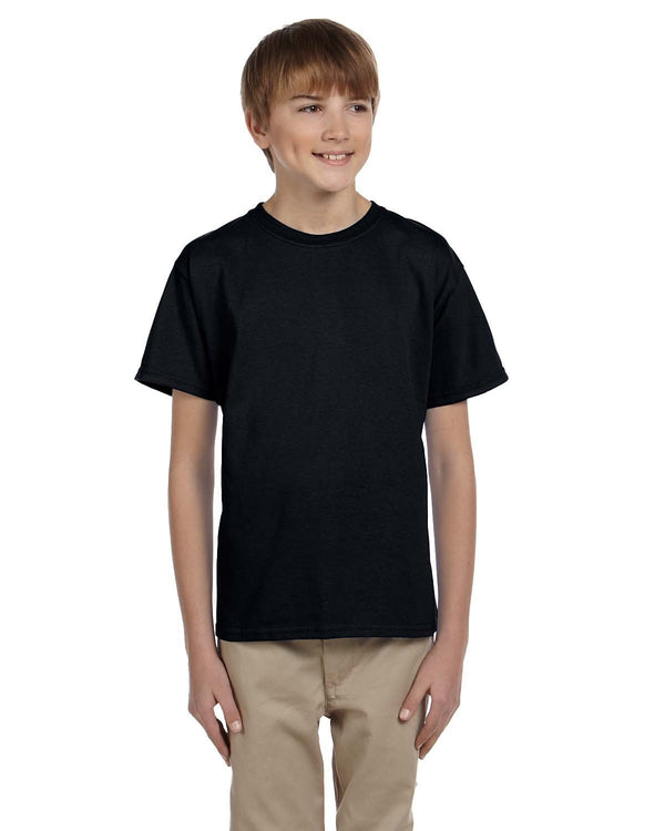 youth ultra cotton t shirt BLACK