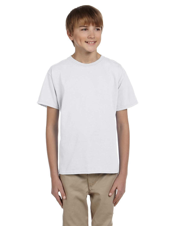 youth ultra cotton t shirt WHITE