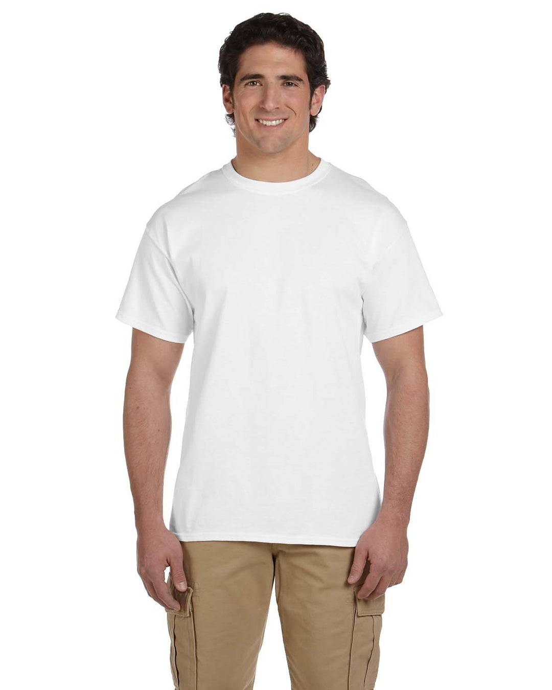 adult ultra cotton tall t shirt WHITE