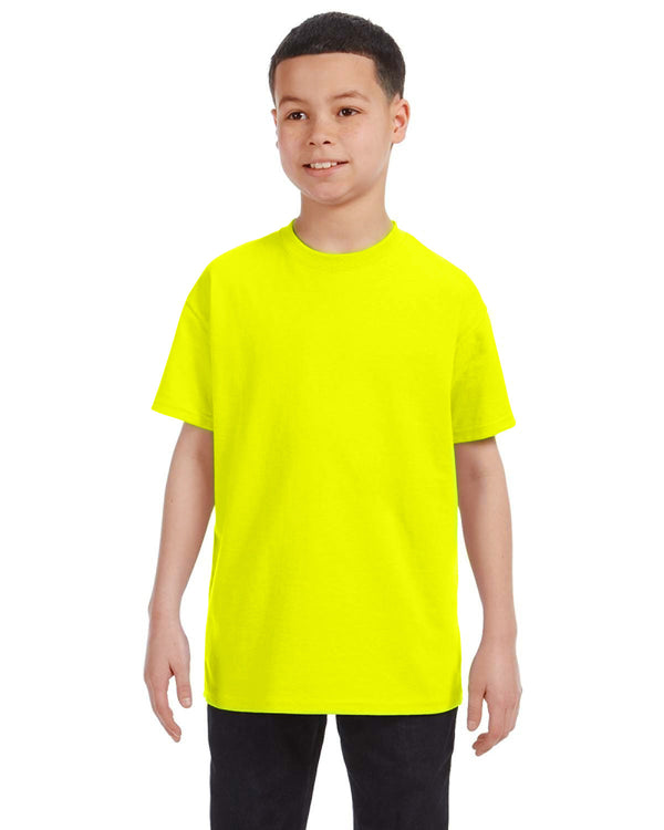 youth heavy cotton t shirt LIME