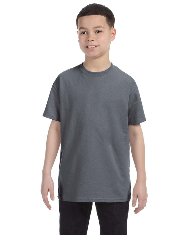 youth heavy cotton t shirt SAPPHIRE