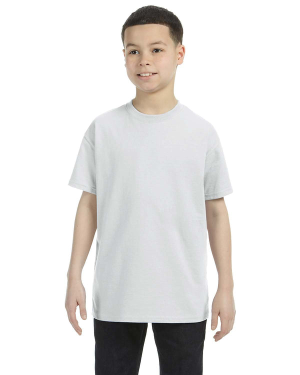 youth heavy cotton t shirt CHARCOAL