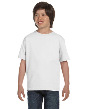 youth 50 50 t shirt WHITE
