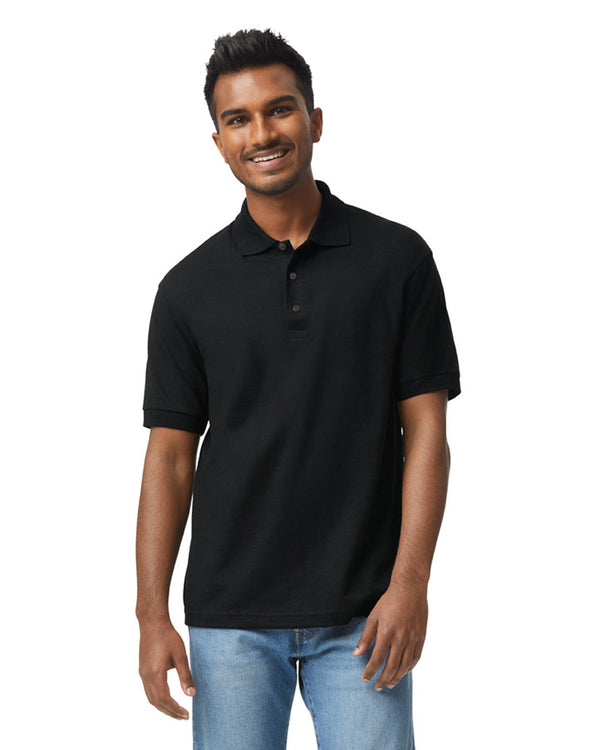 adult 50 50 jersey polo BLACK