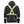 Black Adult Reflective Safety Zipped Hoodie